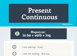 Present Continuous - present continuous tense in English