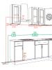 We draw up and select the correct electrical wiring diagrams for the apartment