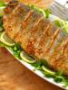 Coho salmon baked in the oven