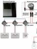 Do-it-yourself installation and wiring in an apartment Electrical diagram of a three-room apartment